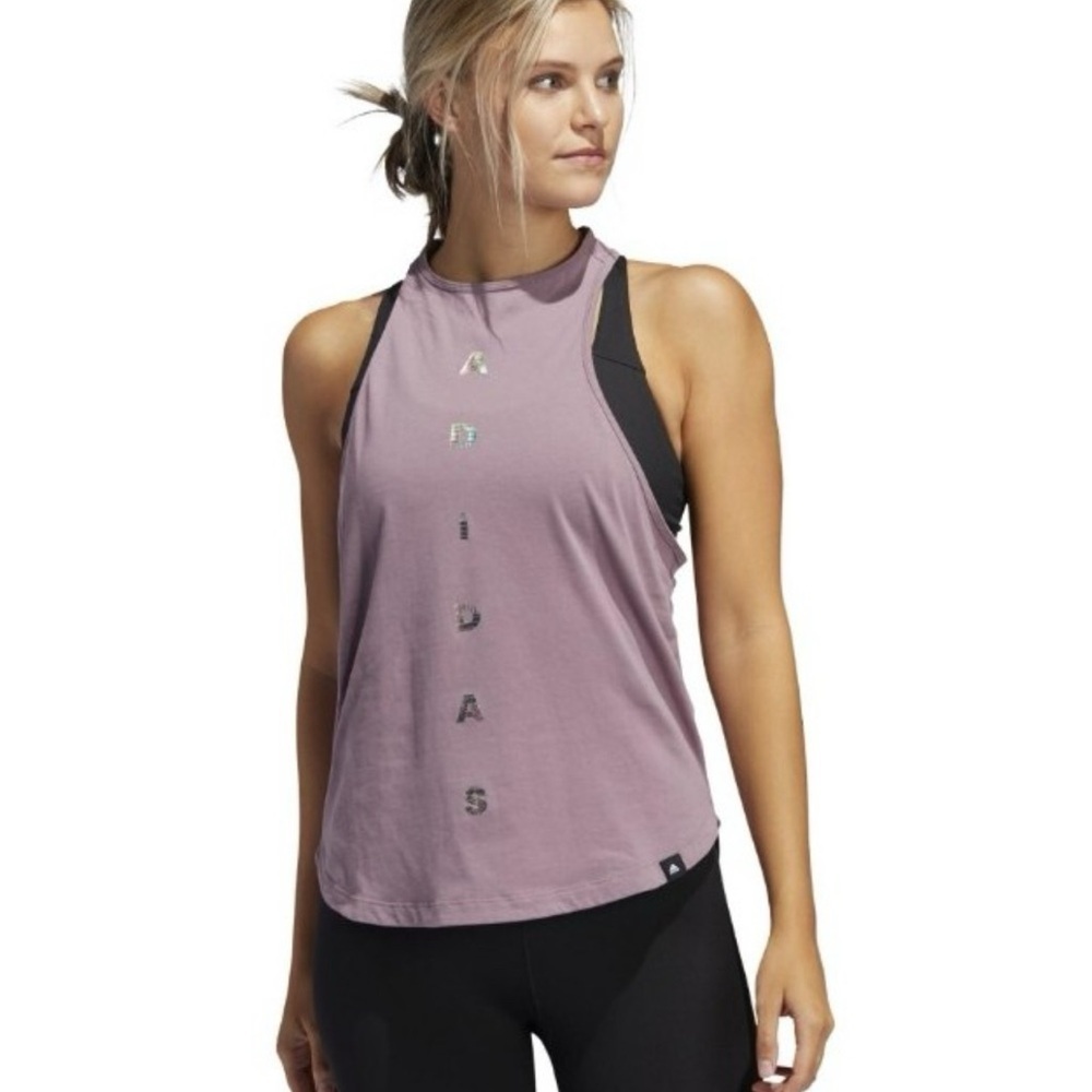 Adidas Purple Athletic Tank Top - Size XL